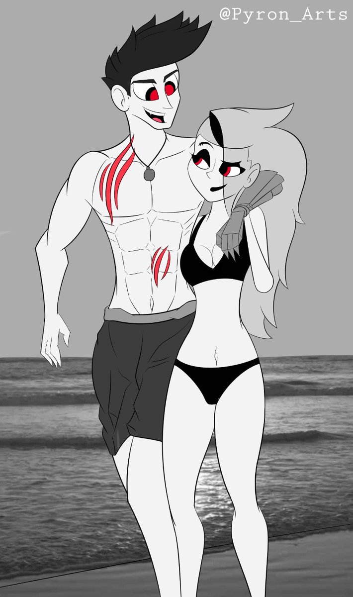 Pyron_Arts's tweet image. Day 5: Human/Beach |  @LoonaWeek | #HelluvaLoonaWeek #loonafanart #HelluvaBossLoona #HelluvaBossLoonaHuman #helluvaboss #hellhounds #HelluvaBossoc 
BEACH DAY 🏖🏝