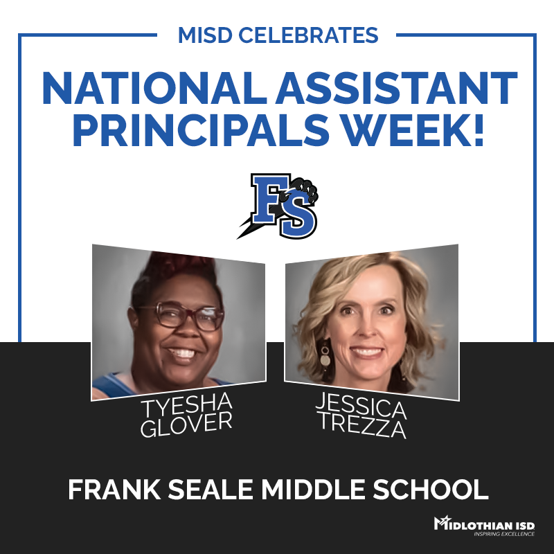 MidlothianISD's tweet photo. "We are so thankful for the leadership provided by Ms. Glover and Mrs. Trezza to FSMS! Through their hard work and selfless attitudes, they make teaching and learning fun and exciting. They truly are the embodiment of what it means to be a Cub!" -Mr. Vernon #MISDProud https://t.co/G1a9HGOmcl