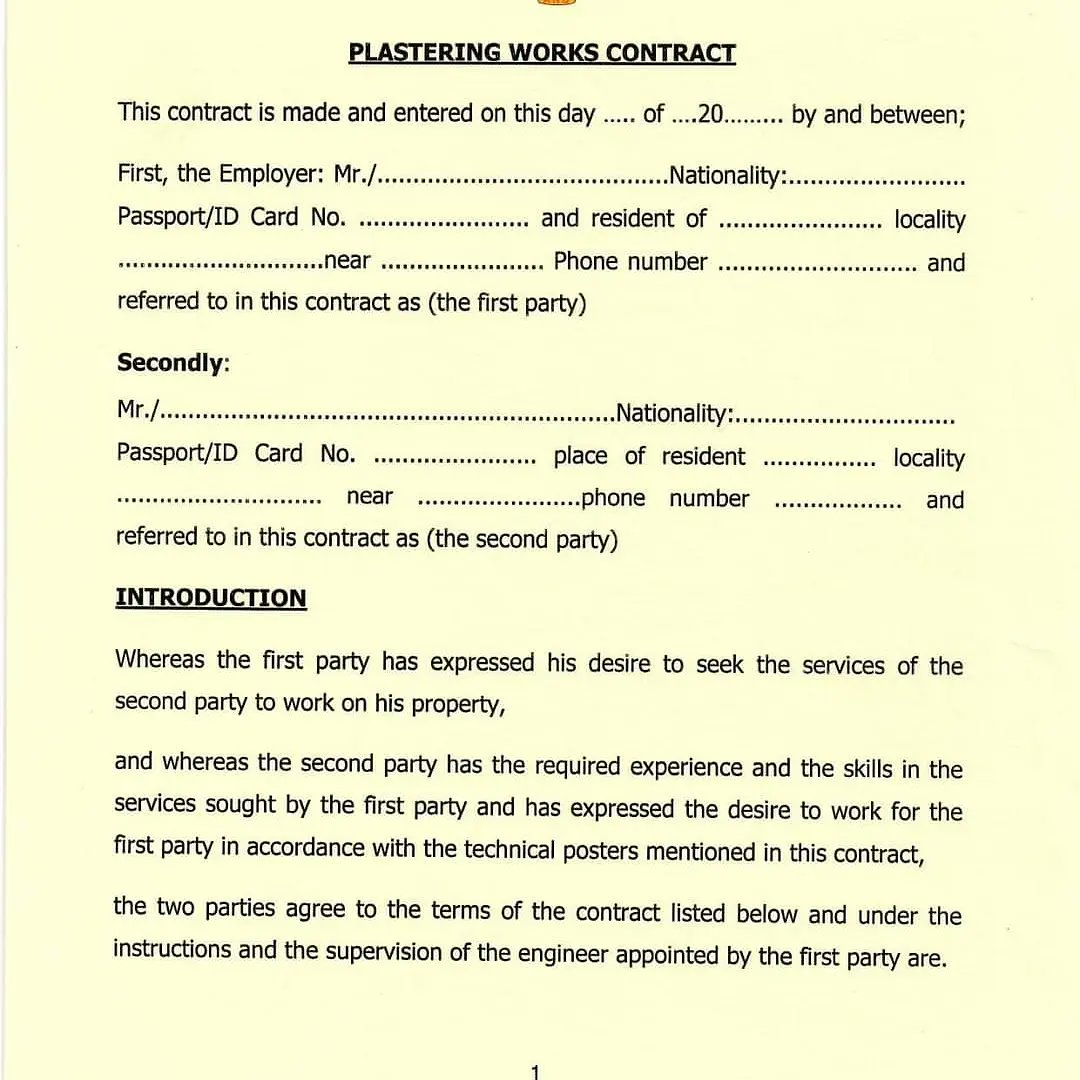David177818399's tweet photo. GHANAIAN MASON WORKERS IN LIBYA LAUNCHED CONTRACT AGREEMENT FORM https://t.co/FNgaktms43