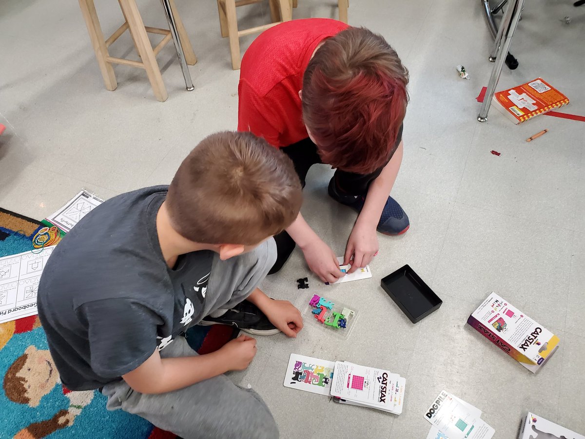 InquiryEdu's tweet photo. Learning in the afternoon after a #StateTest looks like: #Geometry exploration and spatial awareness puzzles. #3rdgrade #talawandaempowers #teacher #edutwitter #Mathematics #teachertwitter https://t.co/V1A55QQJGI