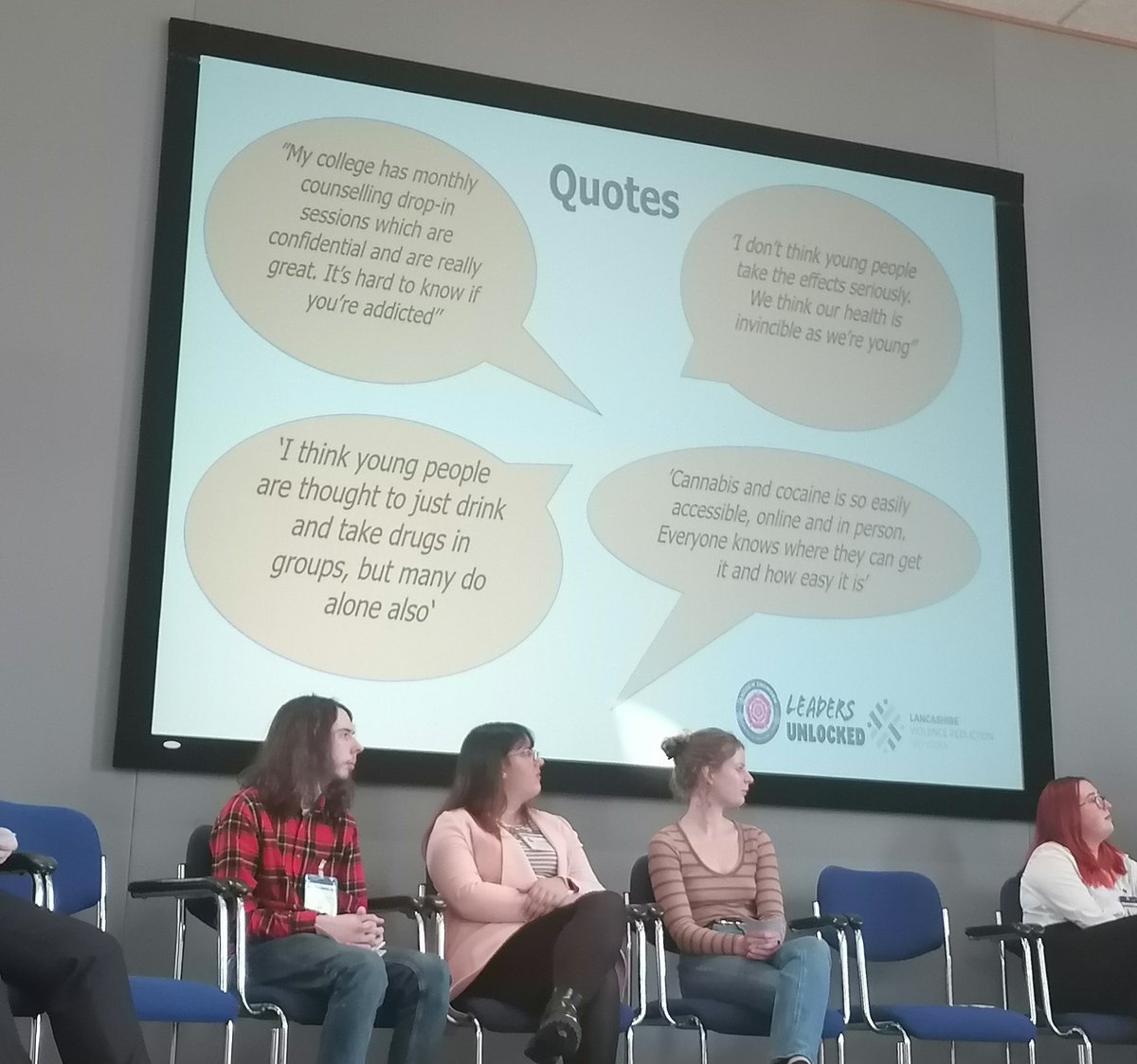 talkalcohol's tweet photo. A fantastic evening listening to @LancashireYC at their Big Conversation Conference addressing the 6 main priority areas addressed by over 2400 in Lancashire. It's been such a pleasure working in partnership with you all. #whatmattersmosttoyou @A_J_Snowden https://t.co/zYrVJkT2Tb