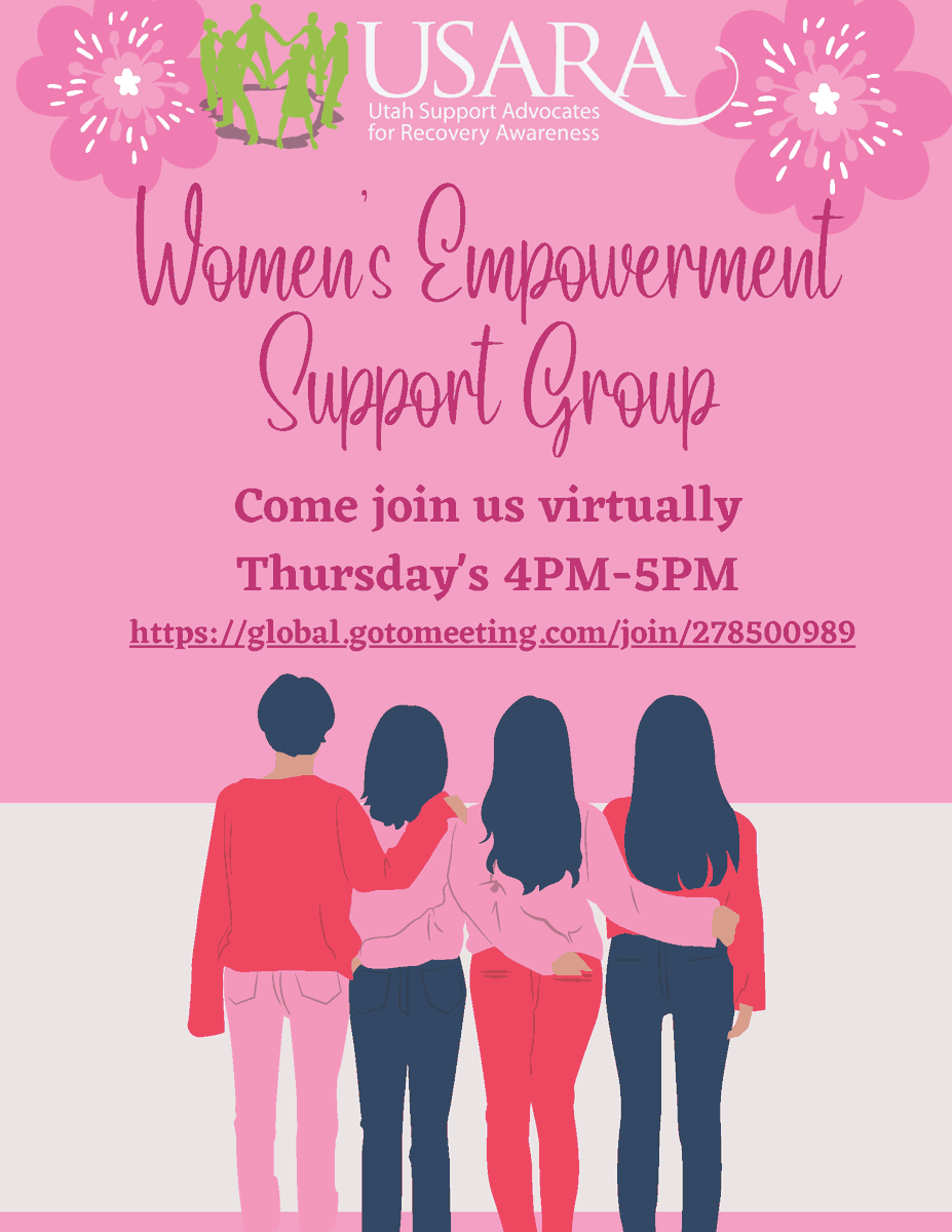 Join our Women's Empowerment Support Group today and every Thursday from 4 - 5 PM!
Meeting link: global.gotomeeting.com/join/278500989