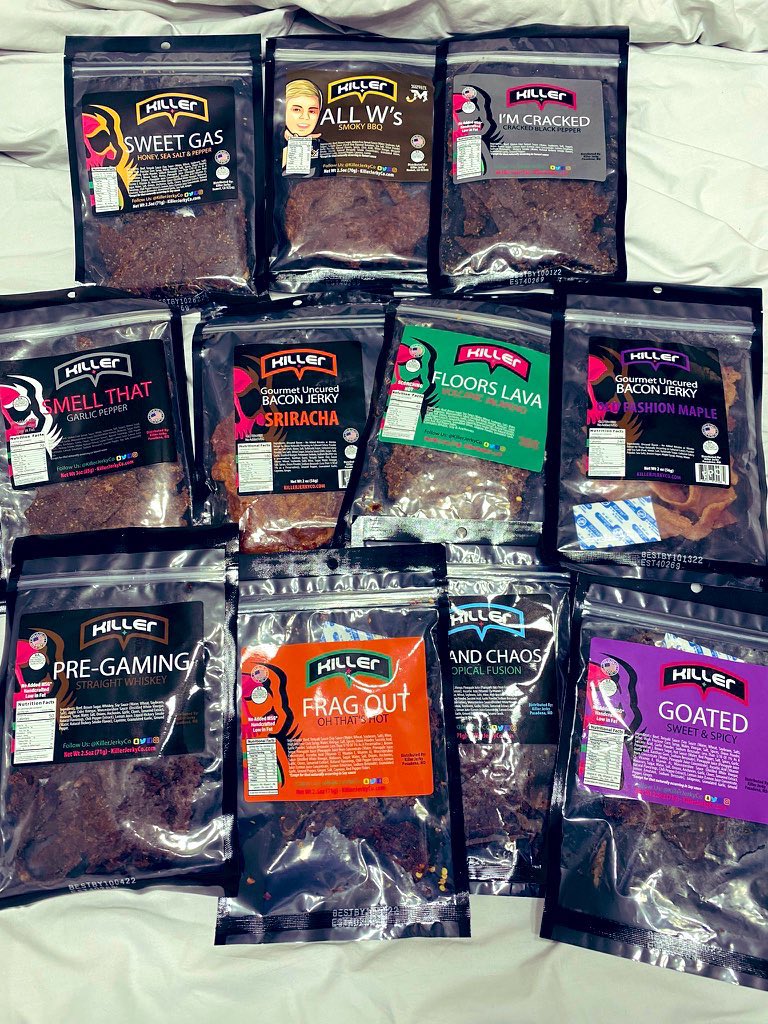 KillerJerkyCo's tweet image. We are giving away a YEAR supply of Killer Jerky. Retweet &amp;amp; follow us to enter. Winner will be picked on 4/12.

Tag a friend for extra chances, good luck!