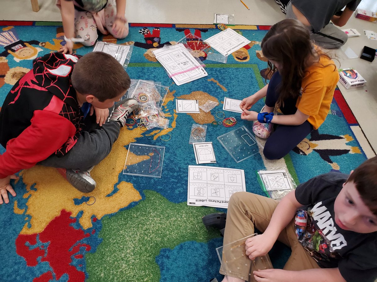 InquiryEdu's tweet photo. Learning in the afternoon after a #StateTest looks like: #Geometry exploration and spatial awareness puzzles. #3rdgrade #talawandaempowers #teacher #edutwitter #Mathematics #teachertwitter https://t.co/V1A55QQJGI