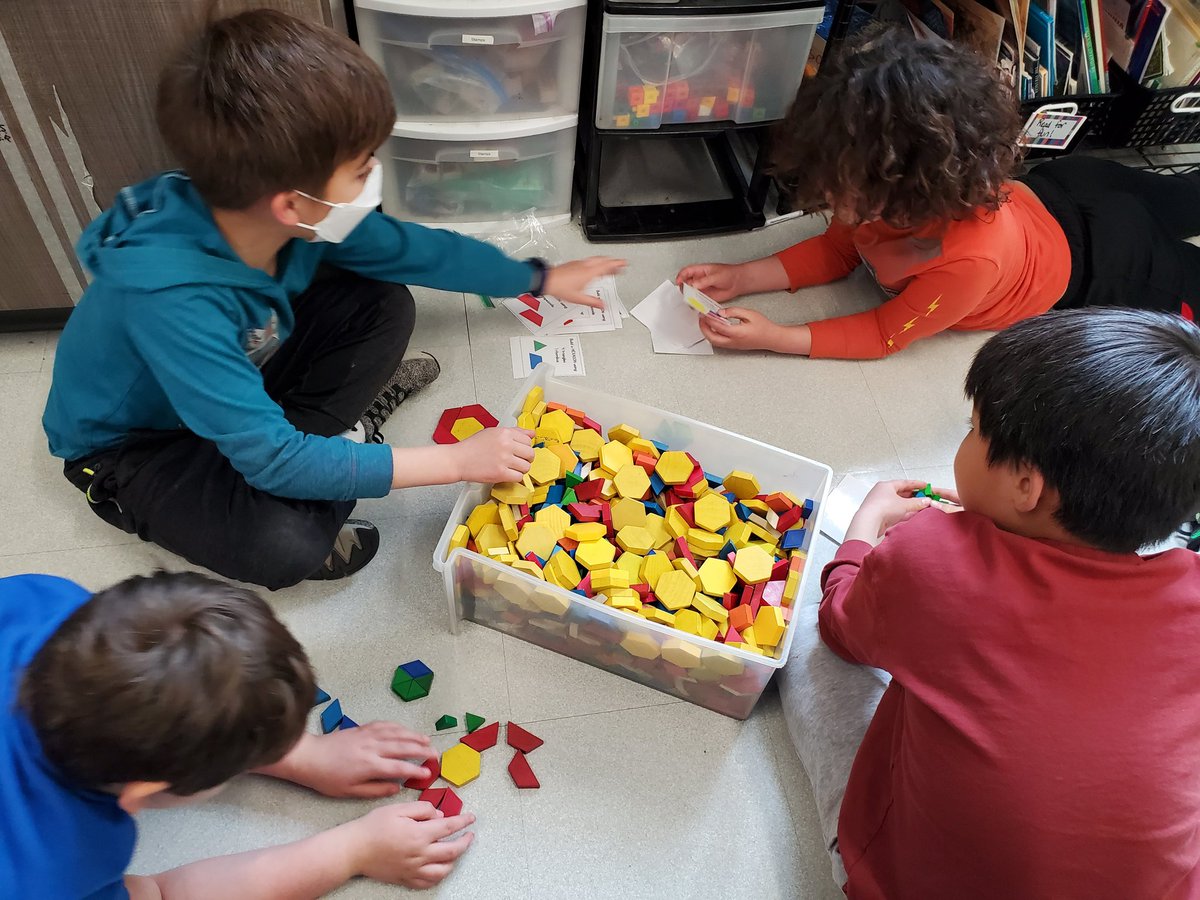 InquiryEdu's tweet photo. Learning in the afternoon after a #StateTest looks like: #Geometry exploration and spatial awareness puzzles. #3rdgrade #talawandaempowers #teacher #edutwitter #Mathematics #teachertwitter https://t.co/V1A55QQJGI
