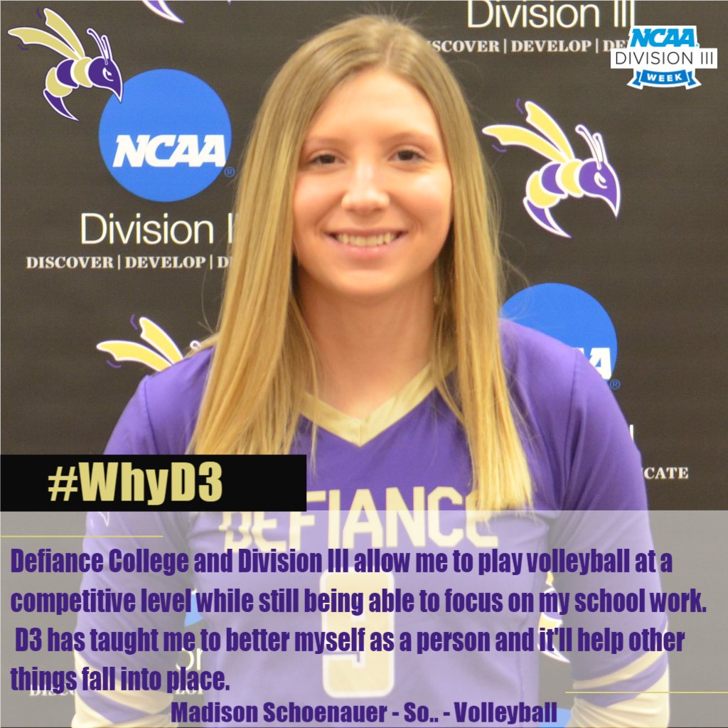 DC_Athletics's tweet photo. Check out what some members of the @DC_Volleyball1 team had to say about the D3 and @defiancecollege experience! #WhyD3 #WhyDC #D3Week #JacketNation https://t.co/WSiKSmhQ2B