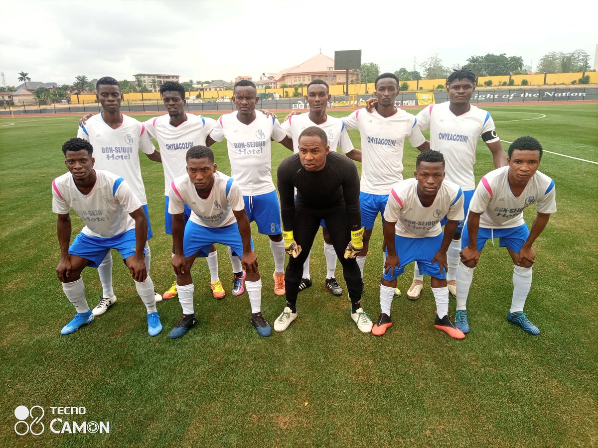 aiflofficial's tweet photo. AIFL MD 19 RESULTS

DATE: THURSDAY, APRIL 7TH, 2022.

VENUE: AWKA CITY STADIUM, AWKA

9AM:
FT: DOSAD FC 1-1 GP WORLD FA

11AM:
FT: BUBENDORF FC 1-3 CARDINAL ARINZE FC
 
4PM:
FT: MEKON UNITED FC 5-0 FC HARKDOVE 

AIFL SECRETARIAT https://t.co/fqgi25D50s