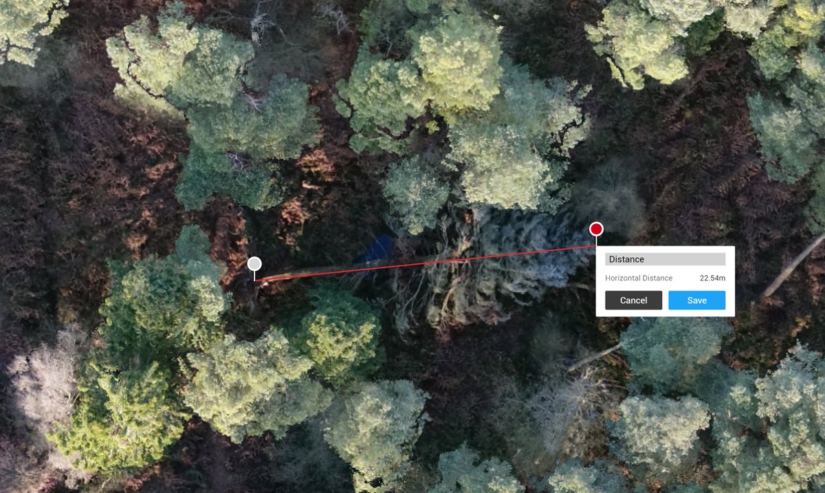Use accurate and up-to-date drone images to measure areas, distances and volumes on your sites. #dronemapping #ecology #forestry #forestrymanagement #habitatmanagement #wilddatadrones #uav #uavmapping