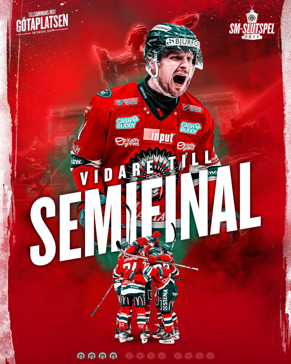 Vi vinner med 5-2 nere i Småland, sveper Växjö Lakers med fyra raka segrar och går vidare till semifinal!🧹