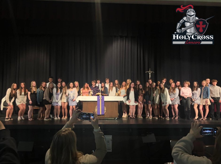 HolyCrossPrepNJ's tweet photo. We had a wonderful evening at Junior Ring Mass last night! Thank you to Mrs. Dean for putting the evening together and to Father Colavito for celebrating mass in honor of our Class of 2023.

#HCPA #LancerNation #LancerPride #RingMass #HCPA2023 https://t.co/T0hG7KBqE3