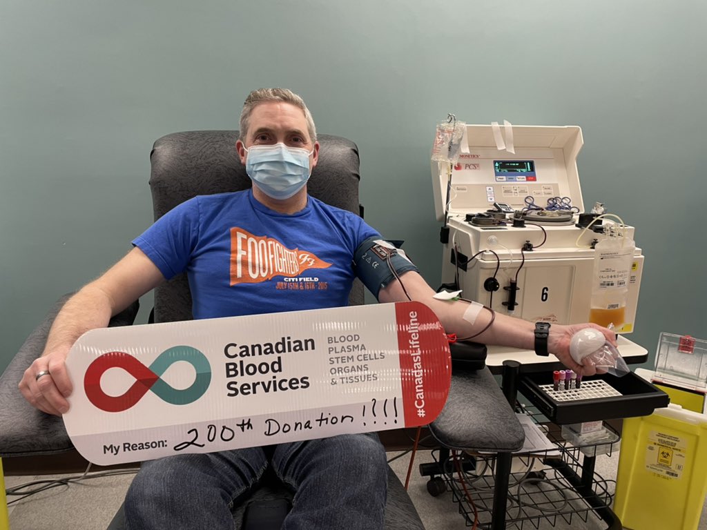 Any time is a good time to donate! <a href="/canadaslifeline/">Canadian Blood Services</a> #itsinyoutogive