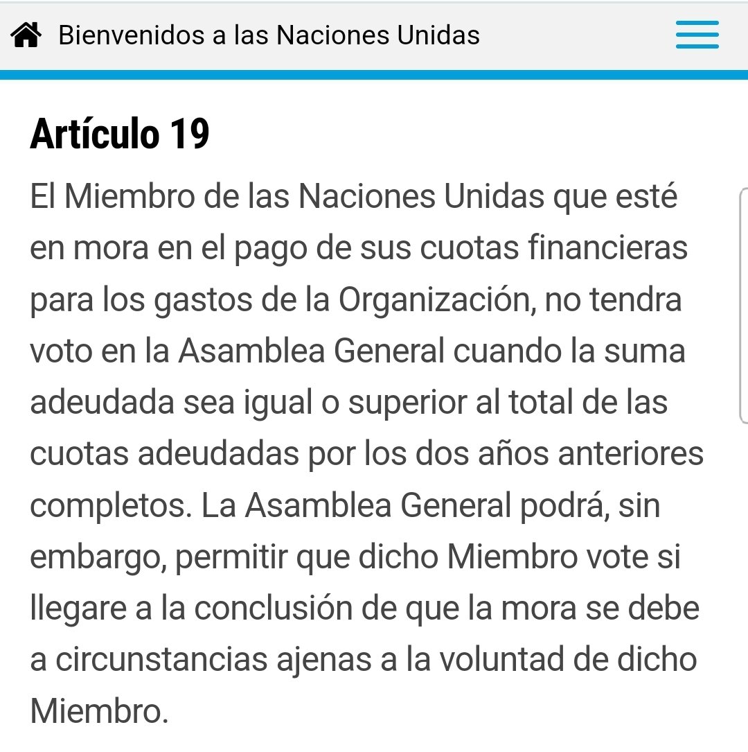 LuisCastroTV's tweet image. Venezuela NO votó en la Asamblea General de la #ONU durante la resolución de suspender a #Rusia del Consejo de Derechos Humanos, por estar en mora con su pago de cuota, según el Art. 19 de la Carta de las Naciones Unidas, Capítulo IV
ABRO HILO 👇🏽