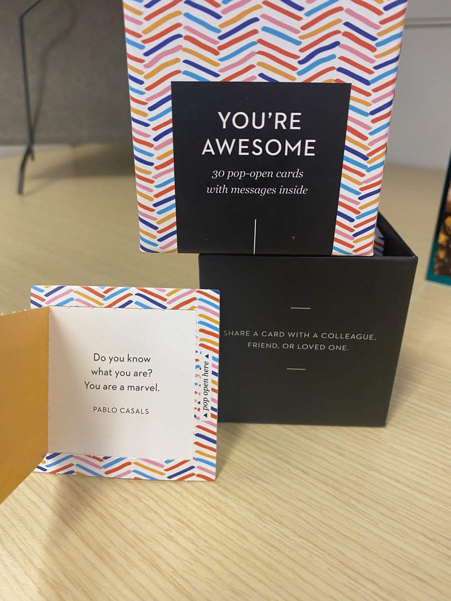 Just got the cutest gift from a friend - little cards that you share with friends or colleagues to brighten their day! #compendiumliveinspired #thoughtfulls
