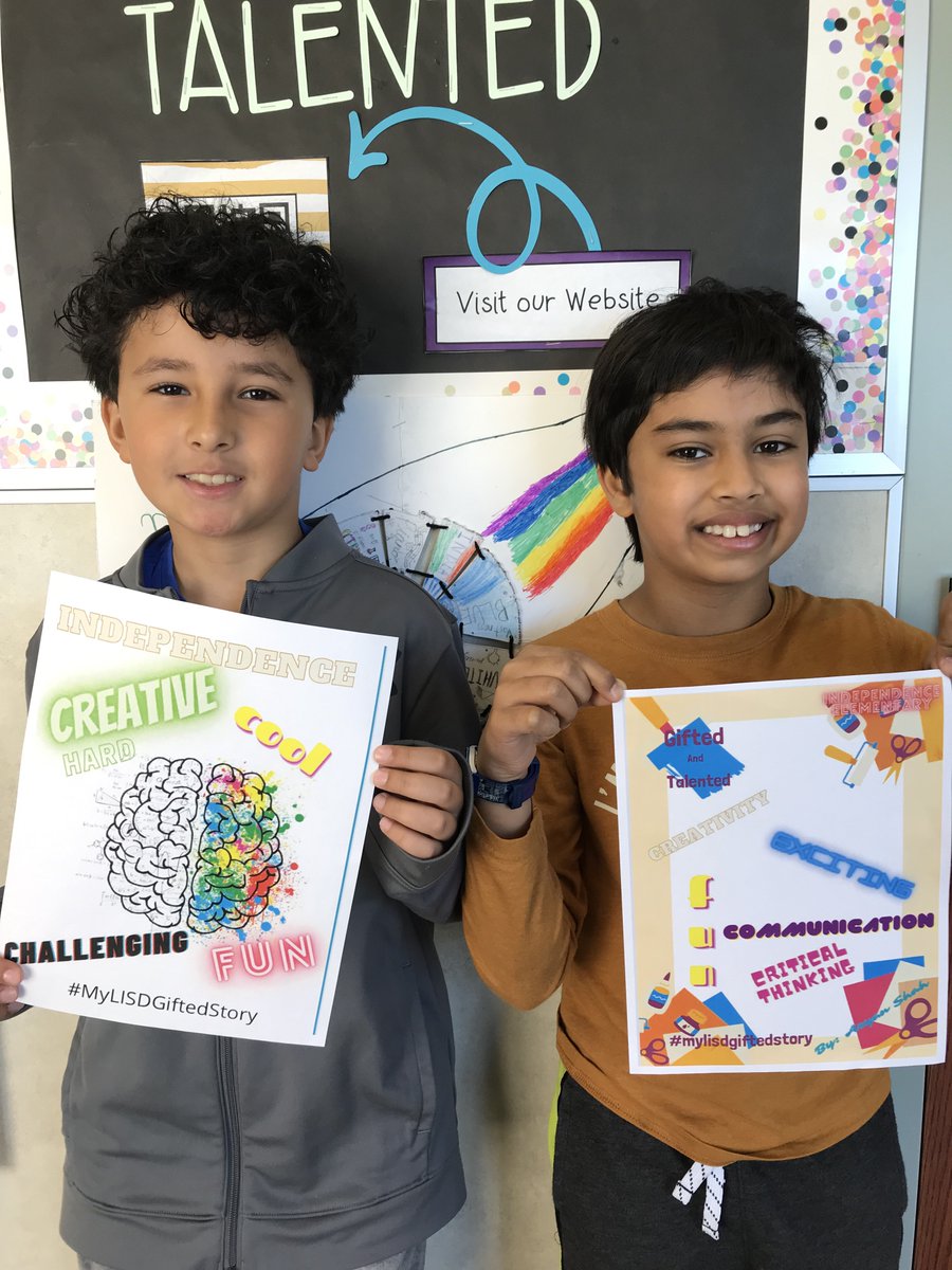 MrsMorrisIESAP's tweet photo. 4th grade @IndependenceES GT students are sharing their #myLISDGiftedStory today!  #whyGT https://t.co/f44cEPdCpB