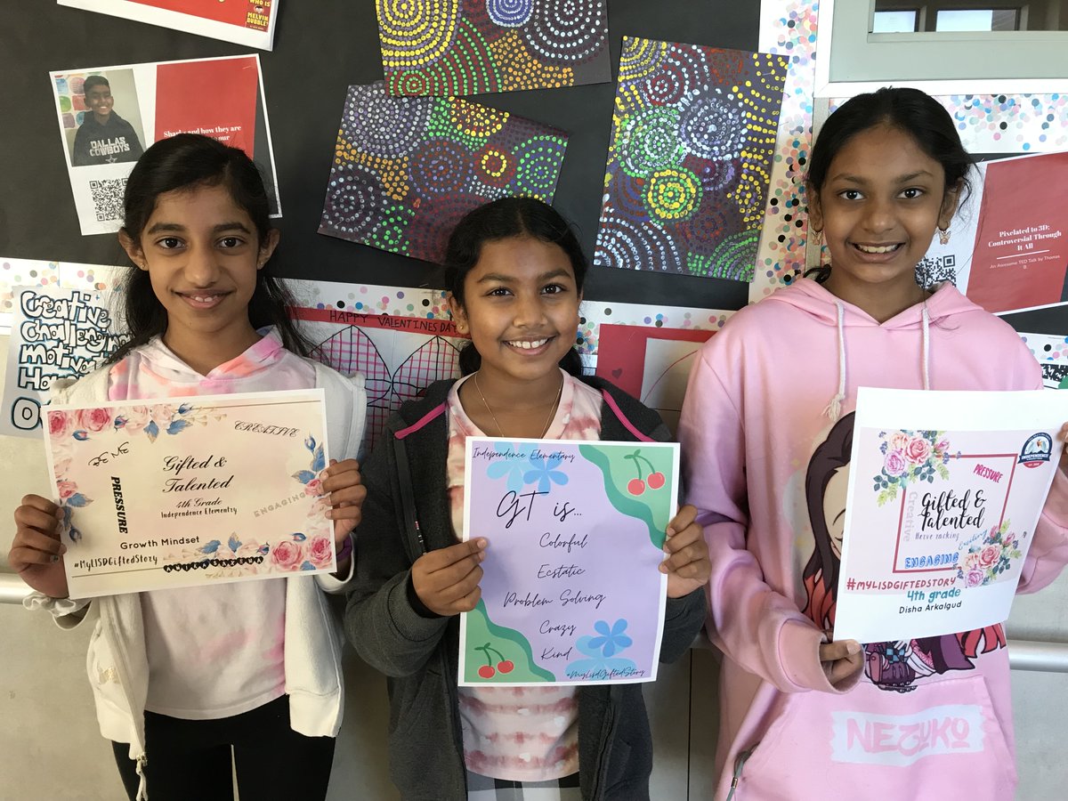 MrsMorrisIESAP's tweet photo. 4th grade @IndependenceES GT students are sharing their #myLISDGiftedStory today!  #whyGT https://t.co/f44cEPdCpB