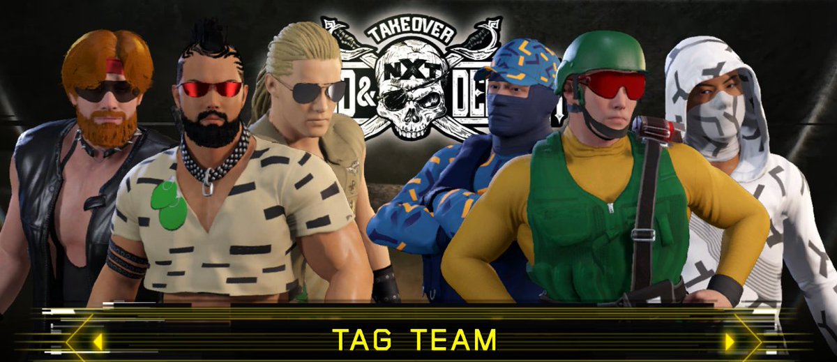 DanDopest's tweet photo. @gijoburg you boys are fighting the Dreadnoks, good luck they cheat. #wwe2k22 #gijoe #gijoenation #customwrestler #CAW https://t.co/pI4HaBjWLP