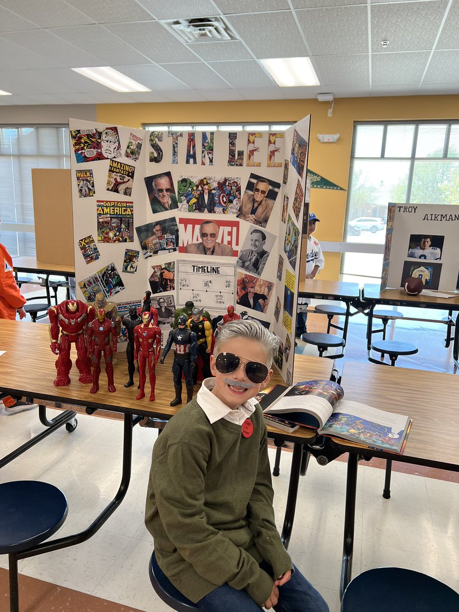 Living History Museum. #stanlee <a href="/LamarLionsRoar/">Lamar Lions</a> <a href="/DrRyanLamarElem/">Jennifer Ryan</a> <a href="/ashleypg07/">Ashley Gould</a> @traceymccullough