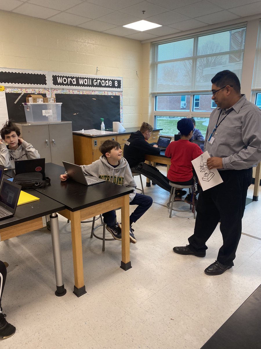 MrsEtense's tweet photo. Welcome to East Shore Mr. Mayorga! #ESMS #ESMSscience @MrsCEastShore @MrsSTEMilford https://t.co/A1K5bOGOGu