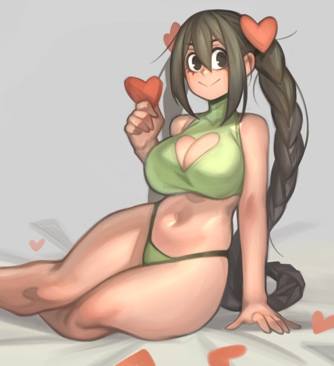 ik im late but... valentines Frog.