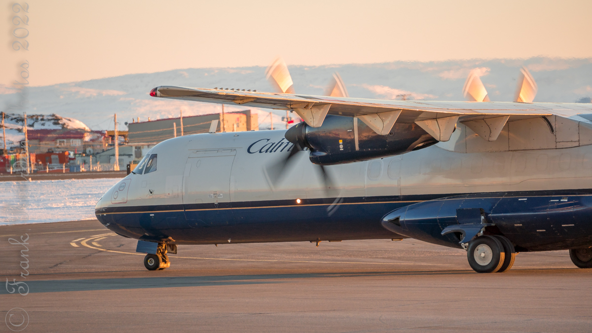 FrankReardon1's tweet photo. Taxiing in #Iqaluit #Nunavut #CFULE a #CalmAir Cargo 
@ATRaircraft #ATR72 on APR.6.2022 #YFBSpotters https://t.co/5JfziMZPs3