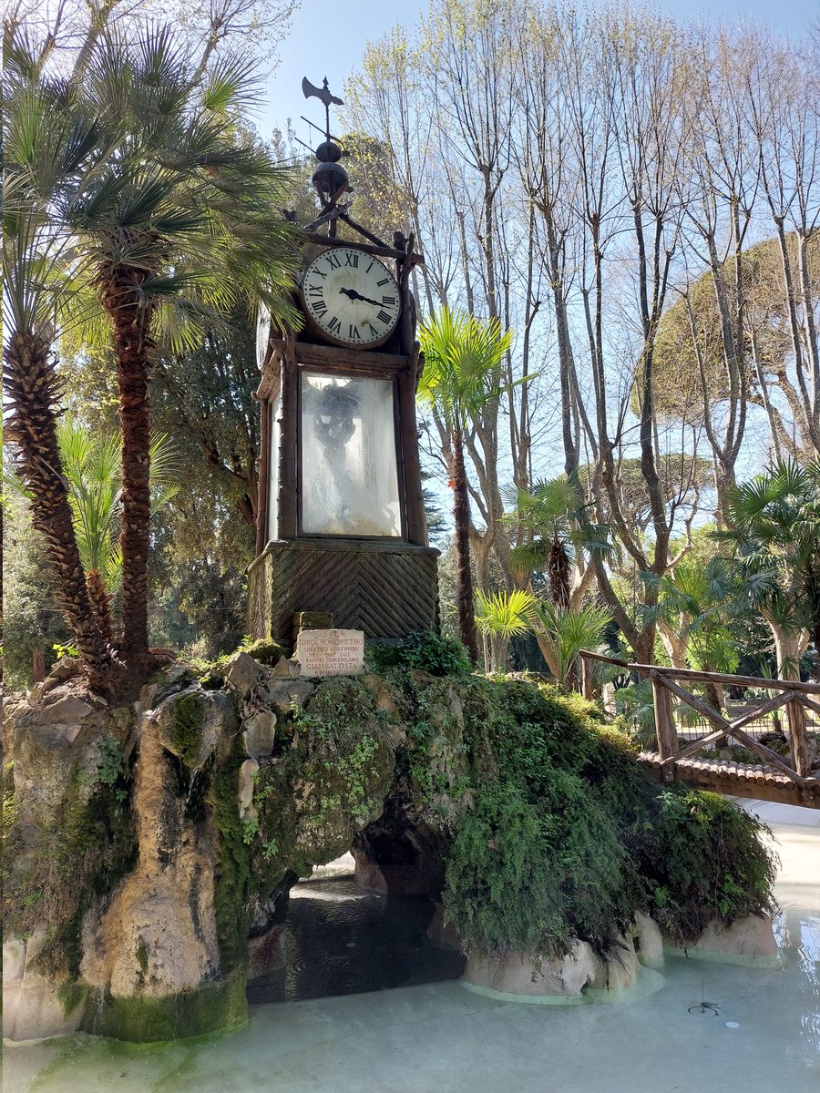 #Hidrochronometer (1867) #VillaBorghese.  #Rome #Italy #7Abril #science #environment
