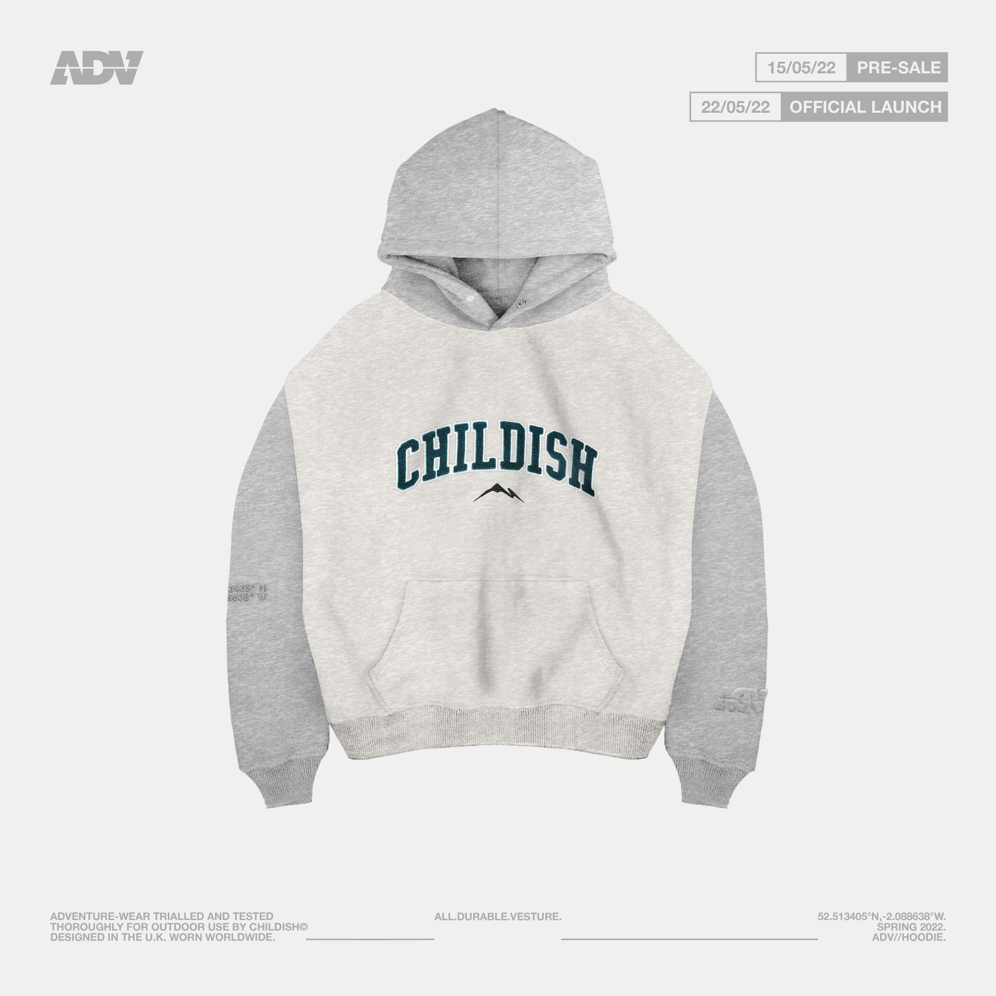 Childish hoodie grey sales