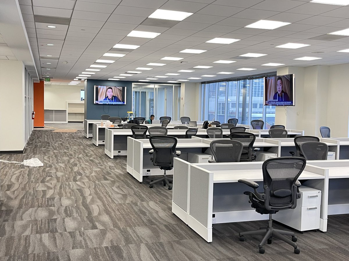 Getting ready to move into our offices for <a href="/BaltimoreBanner/">The Baltimore Banner</a> next week. Office is looking great. Can’t wait to take the next step in our journey