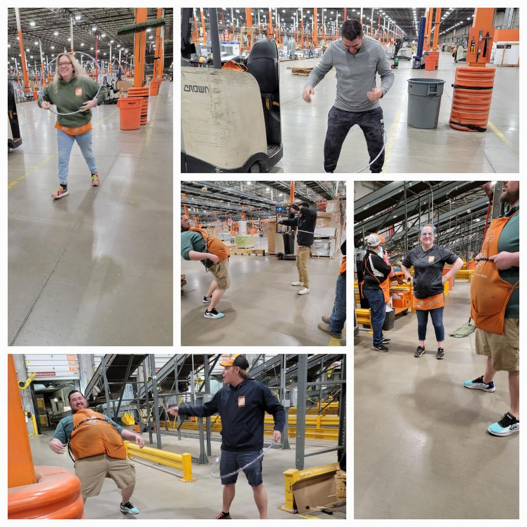 Lorena Sprau (@lb6566) on Twitter photo Man did we have a blast with associates last night! K2 rocking out some Hula hoop fun!! Beaux looks more like he's doing limbo! Inside story, (child size hoops😎) first hoop on the floor loses. Beaux hula hoop champ. 🤣🤣
<a href="/HdMamabear/">mamabearHD</a> <a href="/THDChrisOrsini/">Chris Orsini</a> <a href="/PonnThd/">SPonnTHD</a> Man did we have a blast with associates last night! K2 rocking out some Hula hoop fun!! Beaux looks more like he's doing limbo! Inside story, (child size hoops😎) first hoop on the floor loses. Beaux hula hoop champ. 🤣🤣
<a href="/HdMamabear/">mamabearHD</a> <a href="/THDChrisOrsini/">Chris Orsini</a> <a href="/PonnThd/">SPonnTHD</a>