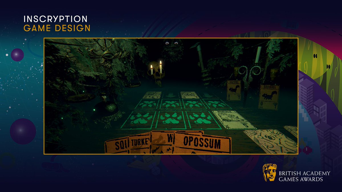 The Game Design BAFTA goes to Inscryption!

#BAFTAGames