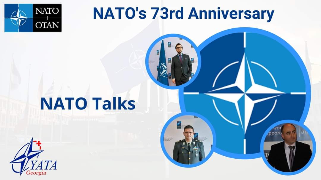 yatageo's tweet photo. On April 6, the Youth Atlantic Treaty Association of Georgia with the cooperation of the NATO Liaison Office in Georgia held the event “NATO Talks” dedicated to the 73rd Anniversary of NATO.

Invited Speakers were:
Alexander Vinnikov 
COL Rusen Abidinoglu
Giorgi Muchaidze https://t.co/Q27mZbgjTp