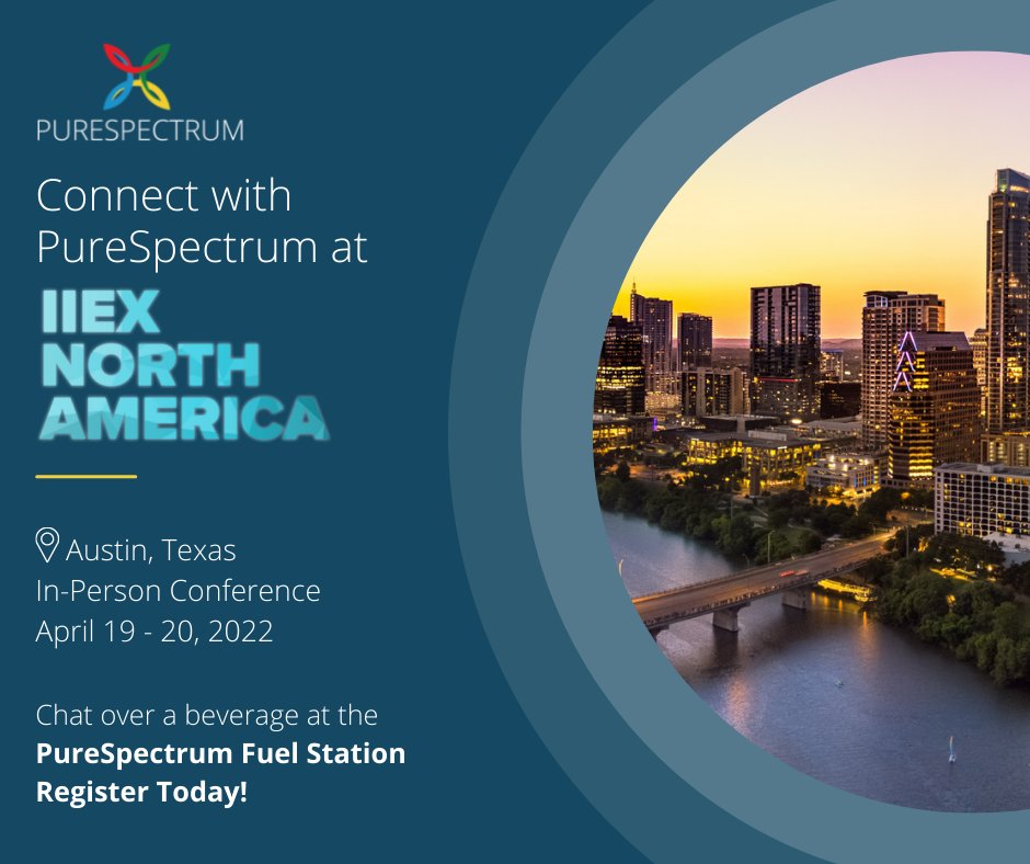 purespectrum_'s tweet photo. Join us for a juice/coffee at #IIEX North America! #PureSpectrum is excited to connect in Austin, April 19th-20th. Stop by our Coffee &amp; Juice Bar and chat with our team while at the #conference. Register: https://t.co/n88IXOEn13

#MarketResearch #IIEXNorthAmerica #GreenbookEvent https://t.co/ildM5nl6XD