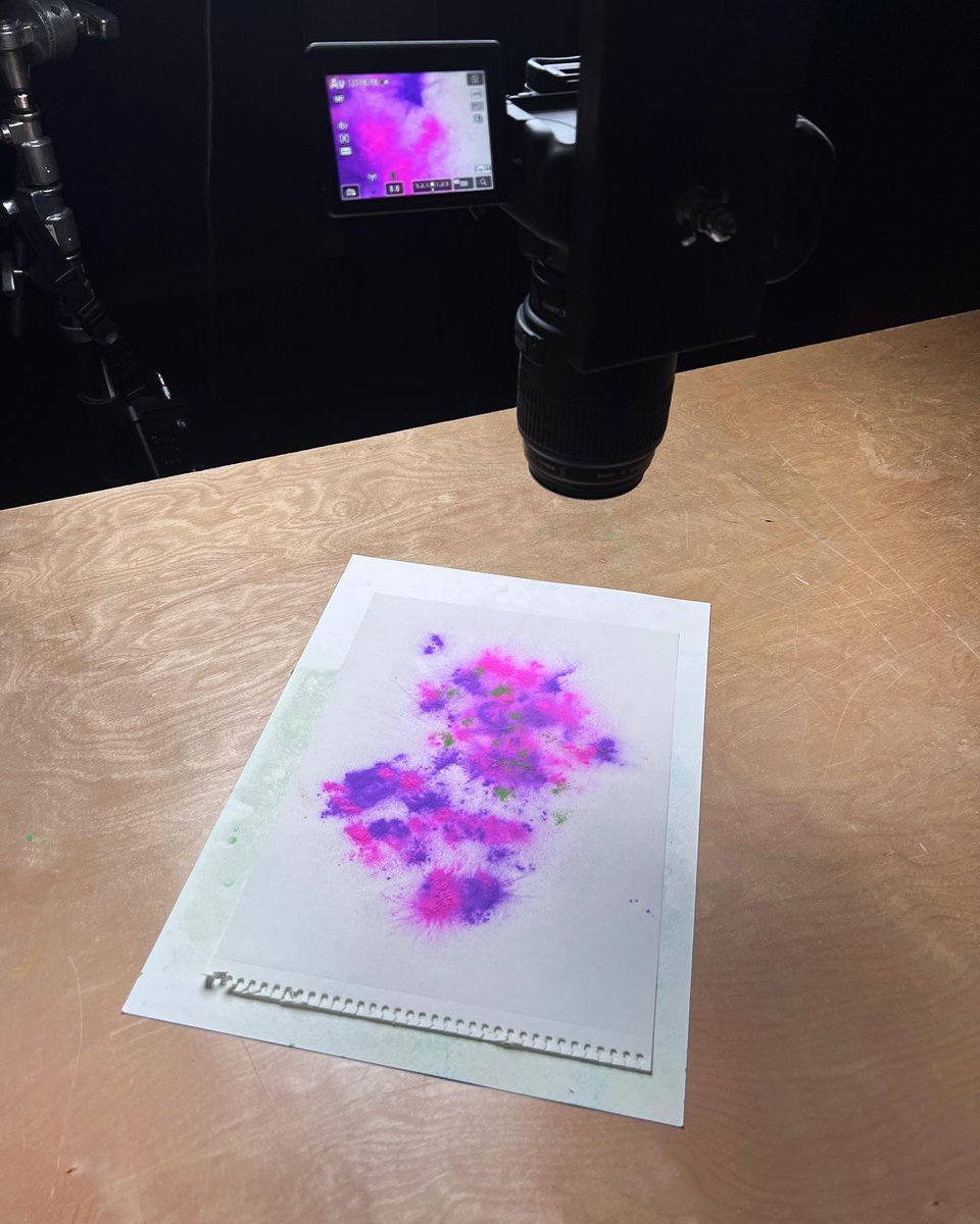 ChurchMotion's tweet photo. This year's Powderful Easter look has been one of our most popular visual styles that weβve ever created. But before it was worship backgrounds, slide templates, and social graphics, it started with real colored powder in the #CMG studio.
#ChurchMotionGraphics #BehindTheScenes https://t.co/42x4VpLEjz