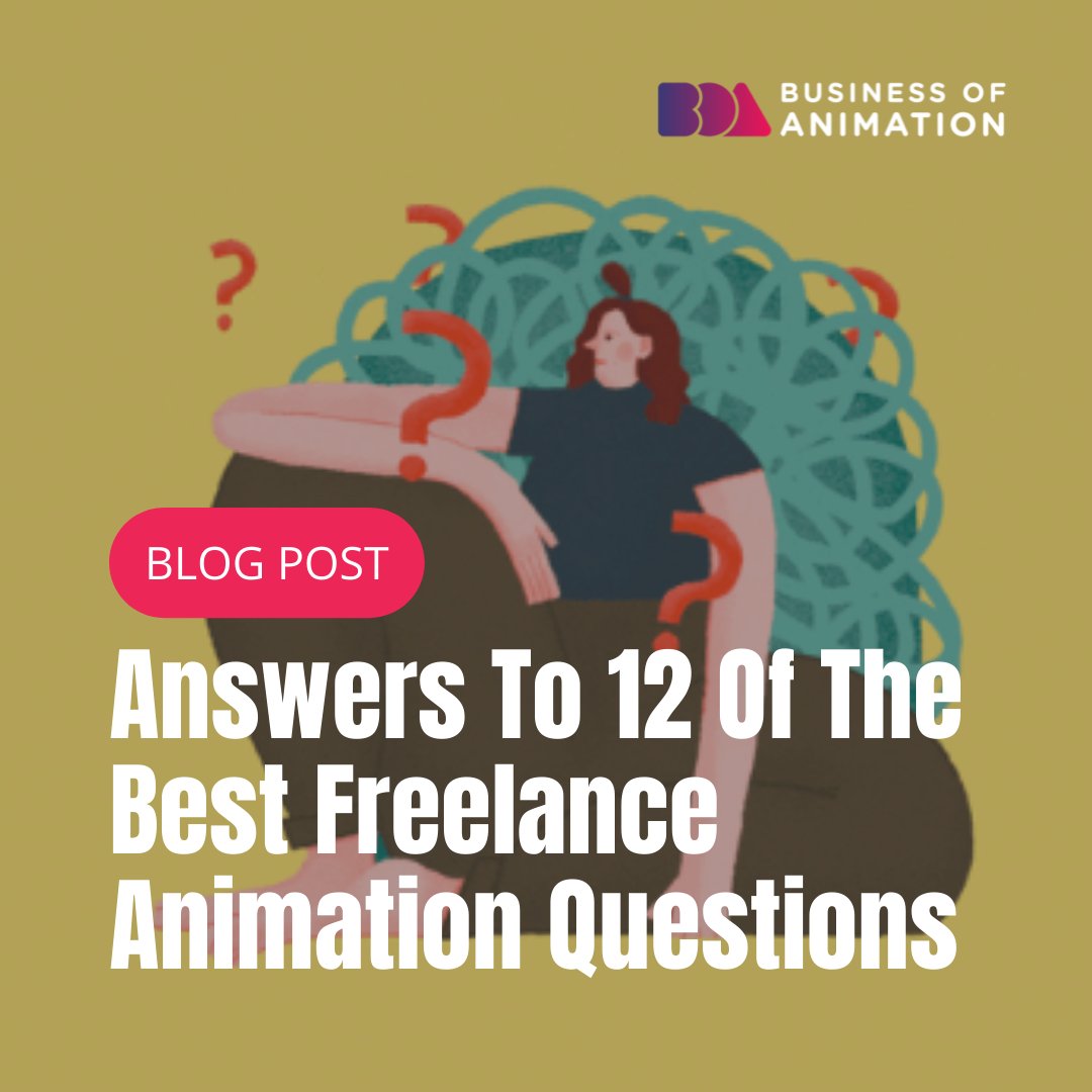 animationbiz's tweet image. Learn the answers to some of the most important and frequently asked questions by freelance animators!

Read our fresh blog &quot;Answers To 12 Of The Best Freelance Animation Questions&quot; now! Link in bio.

#AnimationQuestion #AnimationQuestions #AnimatorsQuestion #AnimatorsQuestions
