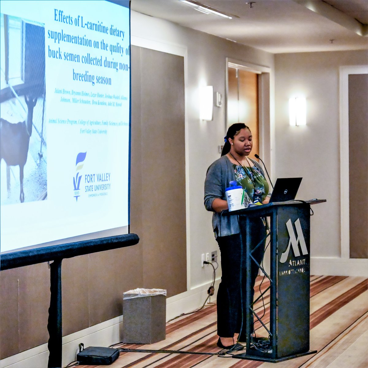 FvsuAg's tweet photo. More scenes from the 20th Association of Research Directors (ARD) Symposium in Atlanta. Congratulations again to our @FVSU student winners and to all students and faculty who participated. Well done, Wildcats! #Pathways2ARD2022 #1890ARDSymposium #1890ARD #FVSUag https://t.co/zMvLhJiu3z
