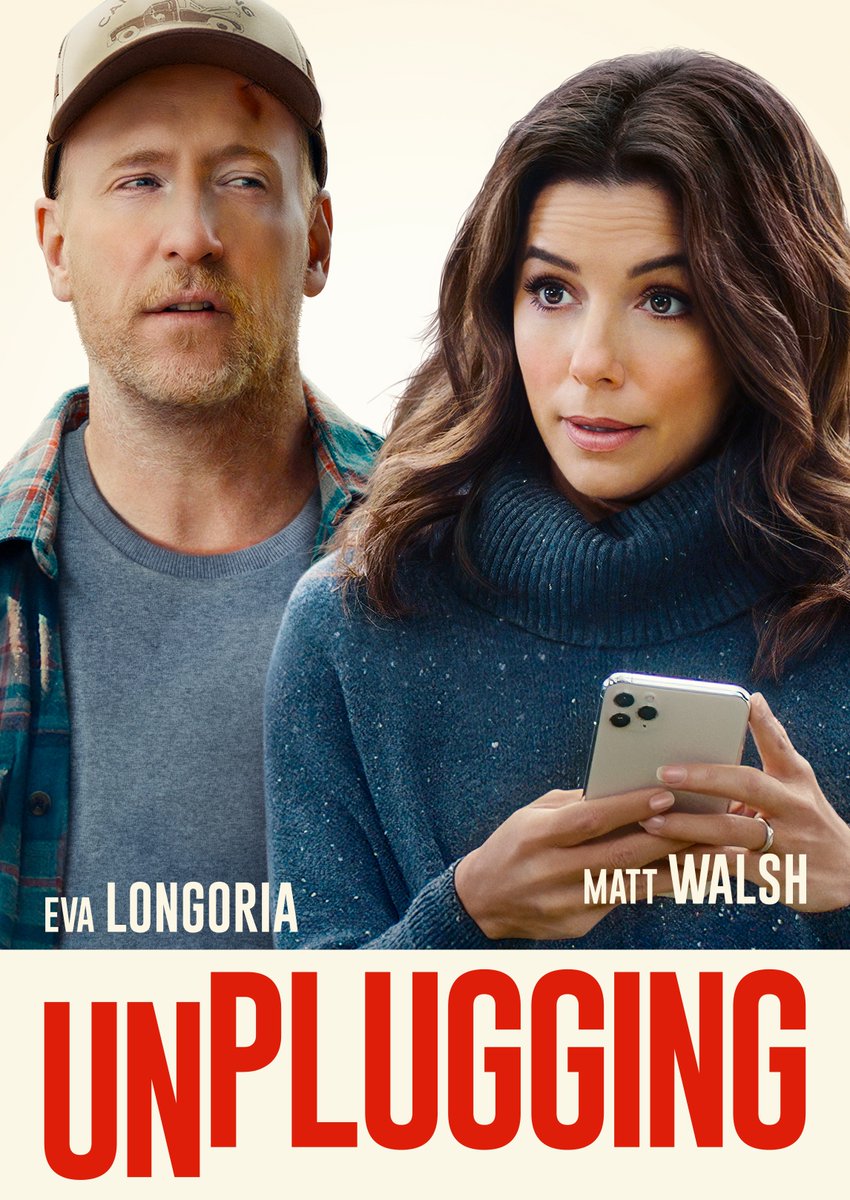 UnpluggingMovie's tweet photo. Meet the Dewersons. See Eva Longoria and Matt Walsh in #UnpluggingMovie - in theaters April 22, on demand April 29. https://t.co/7VKIwZKJuW