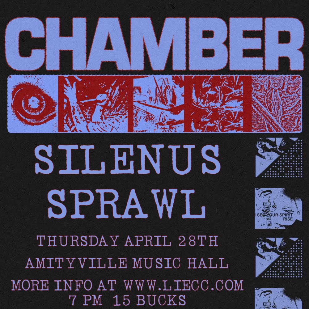 🚨 NEW SHOW ALERT 🚨
<a href="/chamber615/">Chamber</a> 
<a href="/SilenusBand/">SILENUS</a> 
<a href="/sprawl_ny/">Sprawl</a> 

At @AmityvilleMH on 4/28