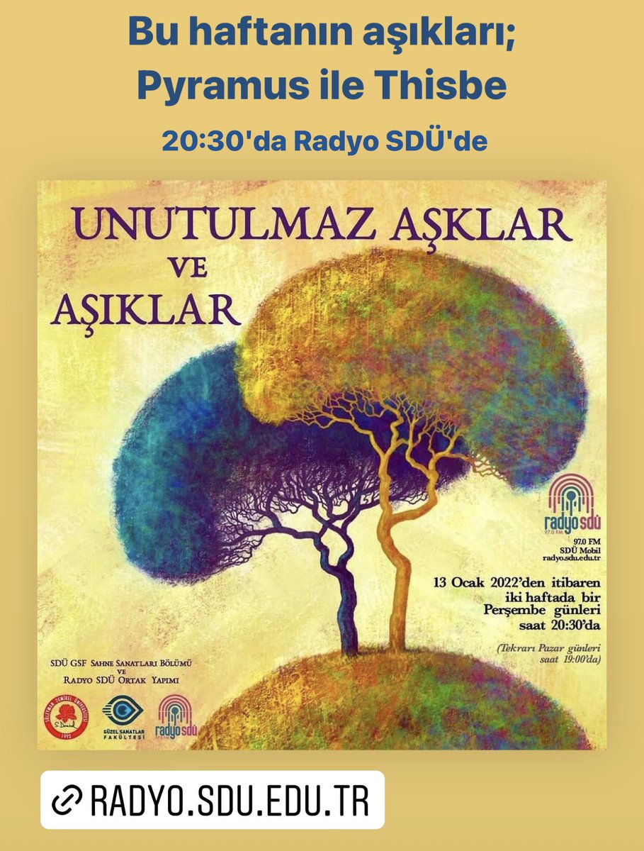 Unutulmaz Aşklar ve Aşıklar'da bu haftanın aşıkları Pyramus ile Thisbe.