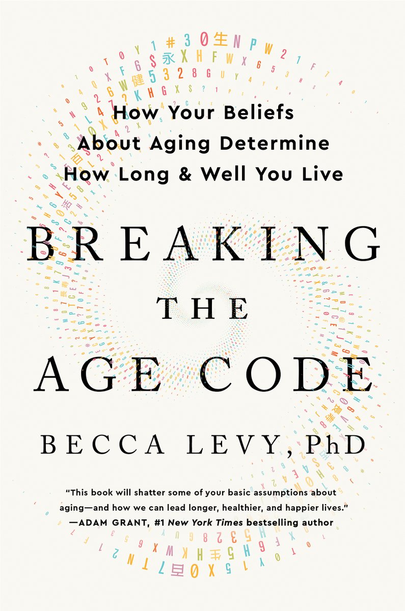 Breaking the Age Code by <a href="/BeccaLevyPhD/">Becca</a> goes on sale 4/12! “A Yale professor &amp; leading expert on the psychology of successful aging draws on her groundbreaking research to show how age beliefs can be improved so they benefit all aspects of the aging process.” -<a href="/NextBigIdeaClub/">Next Big Idea Club</a>