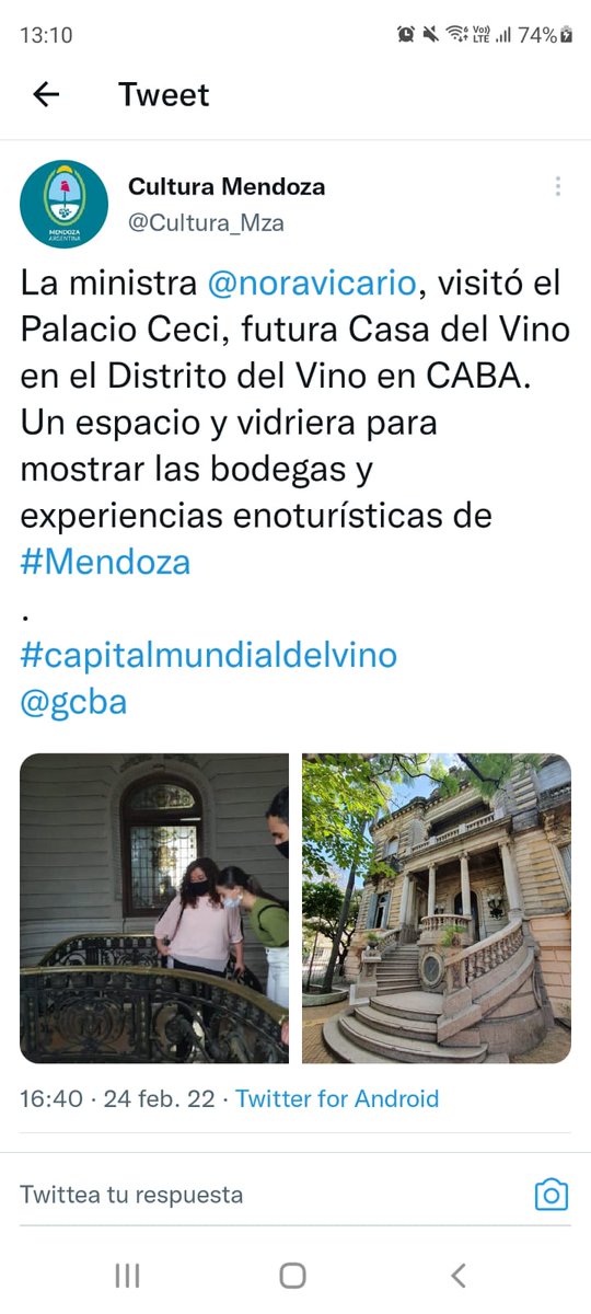 Aunque el GCBA dice que no hay nada confirmado, desde el Ministerio de Cultura de Mendoza publicaron en un tweet del 24 de febrero que el Ceci será la futura Casa del Vino, “espacio y vidriera para mostrar las bodegas y experiencia enoturísticas de Mendoza”