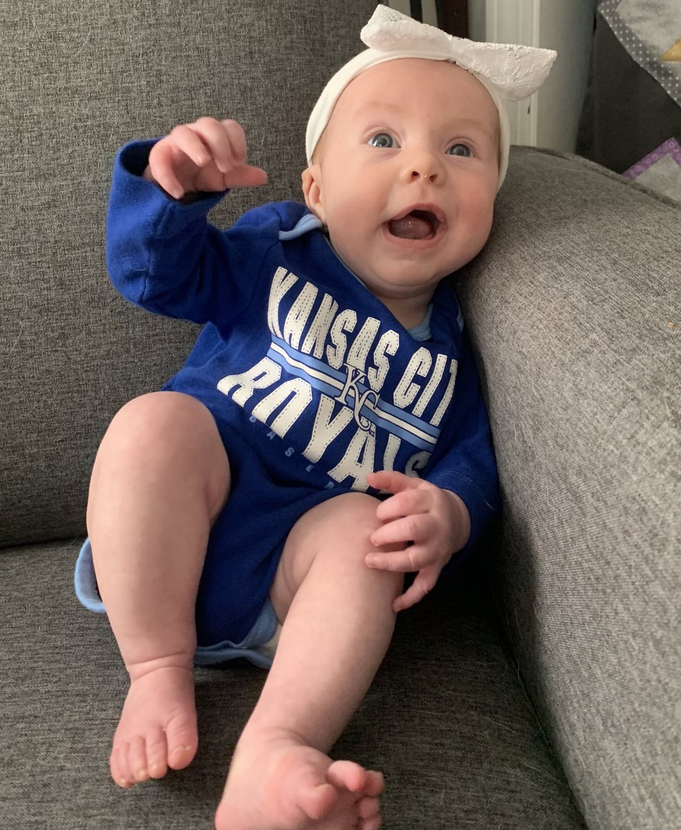 Laura_Boland91's tweet photo. This first year  Royals fan is ready for opening day! Let’s go @Royals https://t.co/1bVqLIrxkU