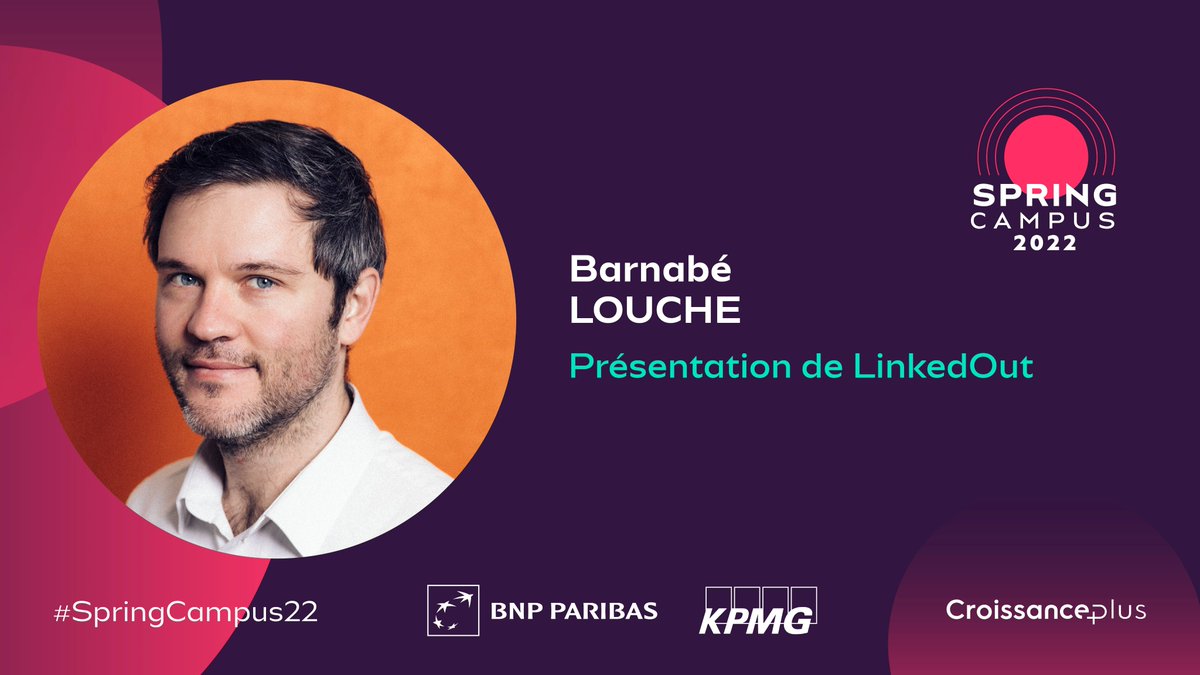 CroissancePlus's tweet photo. #SpringCampus22 - Parole à...
@barnabelouche Dir. du développement @R_Entourage, présente le projet @LinkedOut qui donne aux personnes exclues et isolées, les réseaux de soutien dont elles ont besoin, pour rebondir et leur permettre de reprendre leur place dans la société. https://t.co/SvhewjkxQT