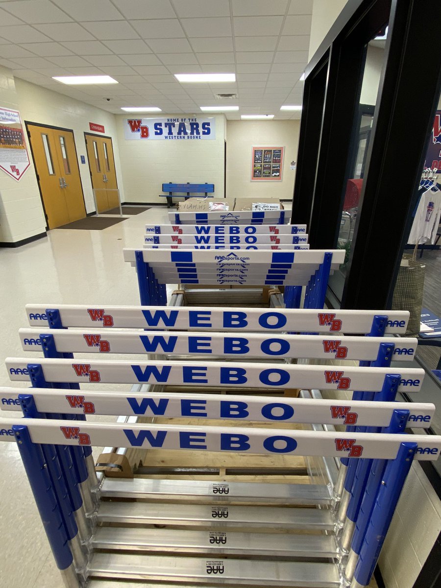 WeBoAthletics's tweet photo. New arrival just in time for our Senior Night Track meet! https://t.co/9EVrA0OhXK