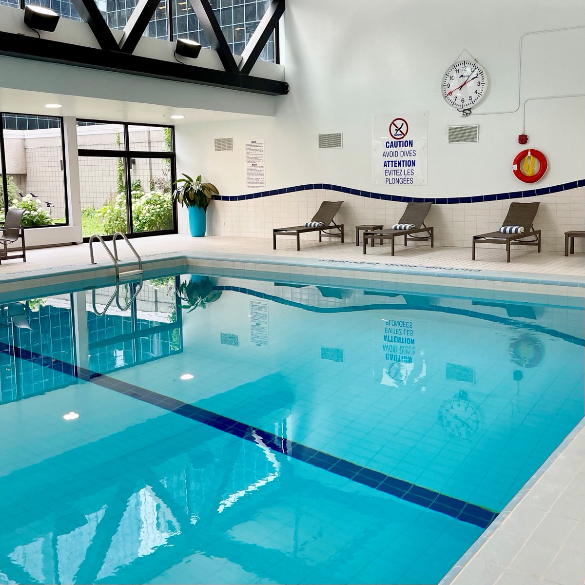 Our Big Blue Pool is the perfect place to spend a rainy day like today! 💦