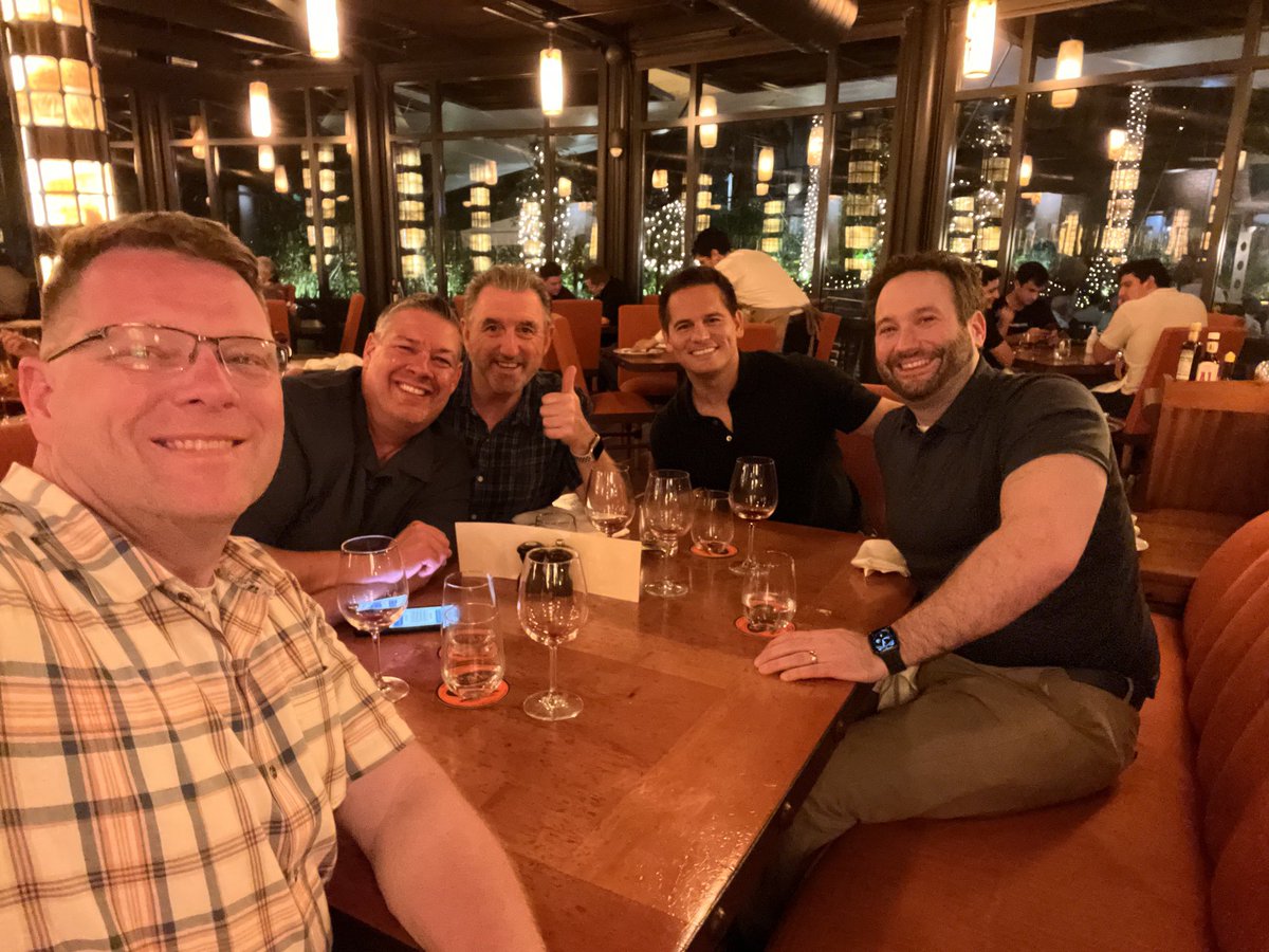 HypersphereTech's tweet photo. Sunny Miami Bitcoin22 - First dinner meeting was amazing-⁦@PMfishsteak⁩. #patented #datasecurity #blockchain #smartcontracts #NFTs #quantum https://t.co/PmEkvxf0Ed