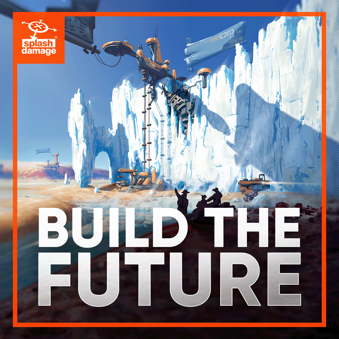splashdamage's tweet photo. Last year we announced our work on a brand new Sci-Fi IP.

Today, we're revealing that the project is being built in Unreal 5, and it isn’t our only one:

https://t.co/9CyaDMdohj

Join Us. Make Your Mark. Build The Future: https://t.co/MKM4VEHY2Z https://t.co/2CaiUlMdkz