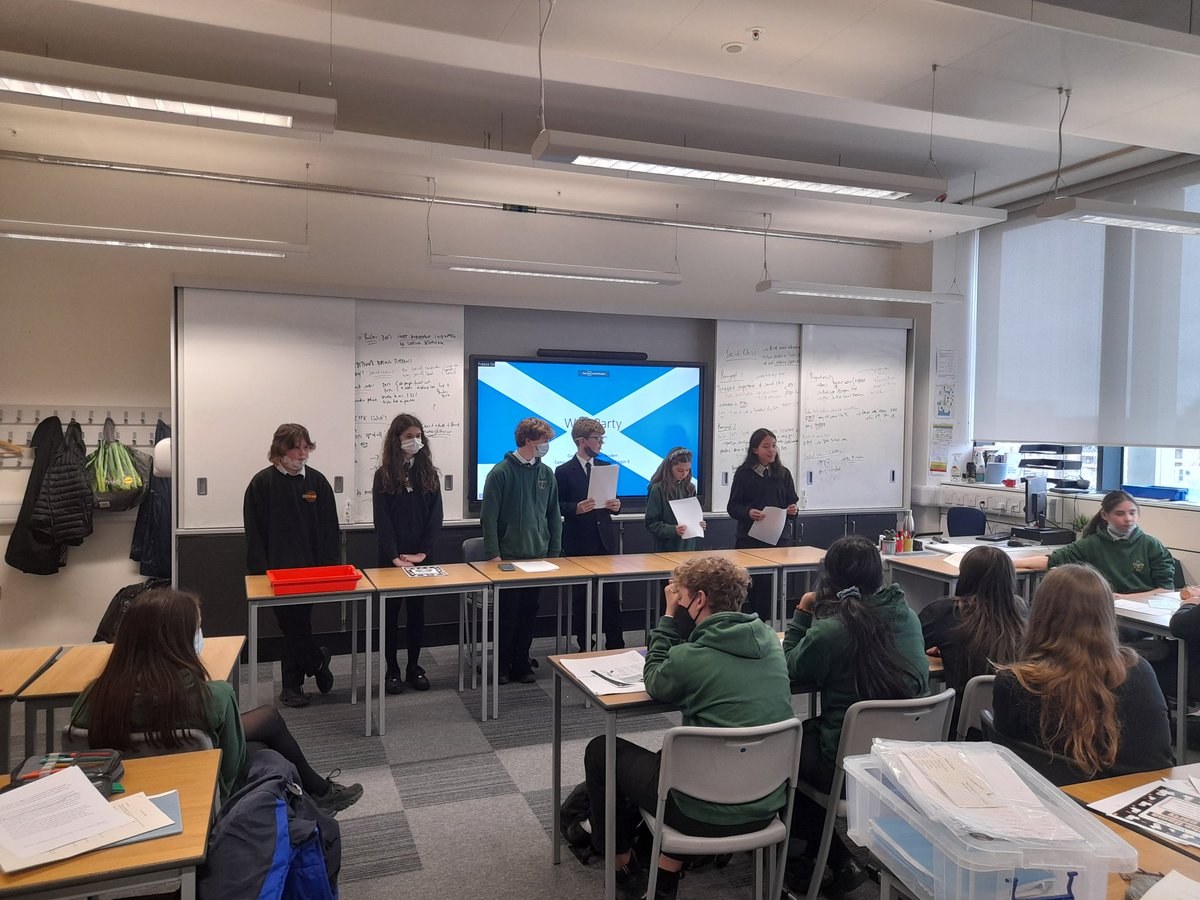 1L2 Mock Election... Some great campaigns, speeches. Imaginative, insightful, detailed. Been super impressed with them <a href="/BoroughmuirHS/">Boroughmuir High Sch</a>