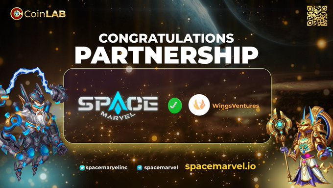 zutachan115's tweet photo. 🎉Congratulations to #SpaceMarvel on their new partnership with @WingsVentures is designed for people who want to achieve wealth and financial freedom by collaborating on the most visionary and innovative projects.
#CoinLAB #CoinLAB_GG https://t.co/JEDSuqTyfS