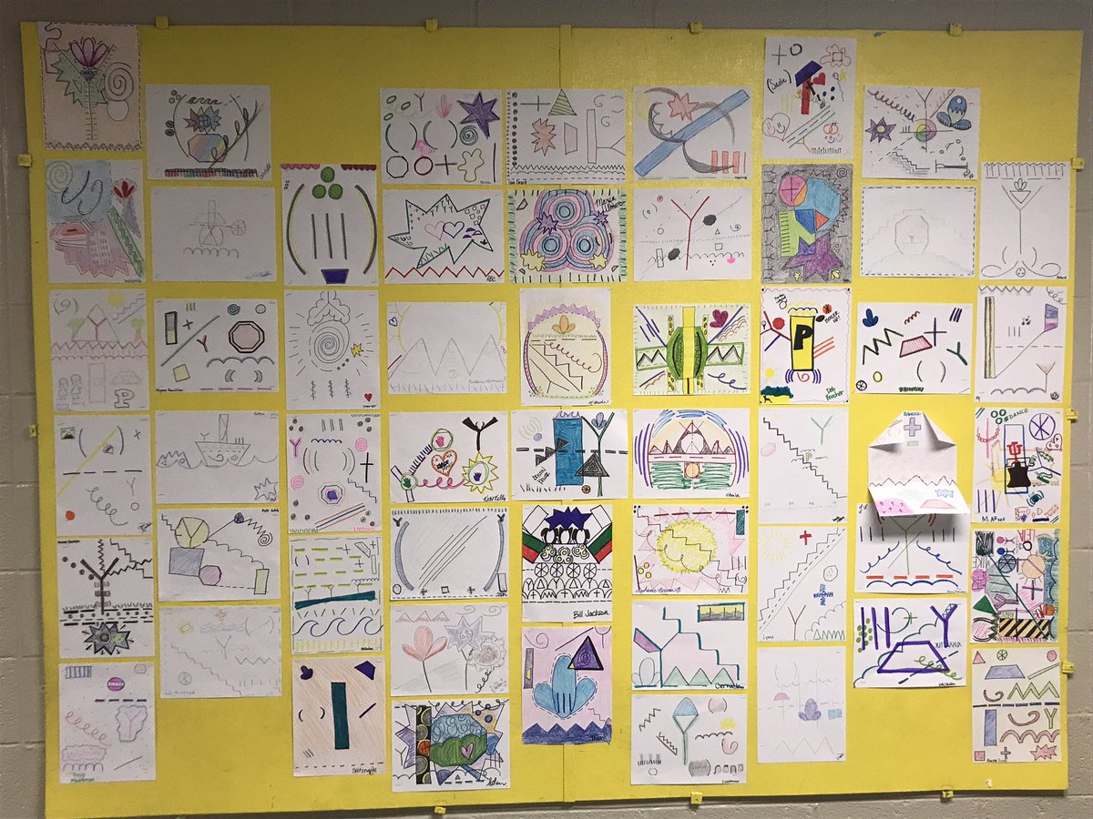 MrsBosmaGrade1's tweet photo. Teacher professional development was fun and made for beautiful hallway art! @tschrdept @TSCSuper https://t.co/rqwiT7Gesi