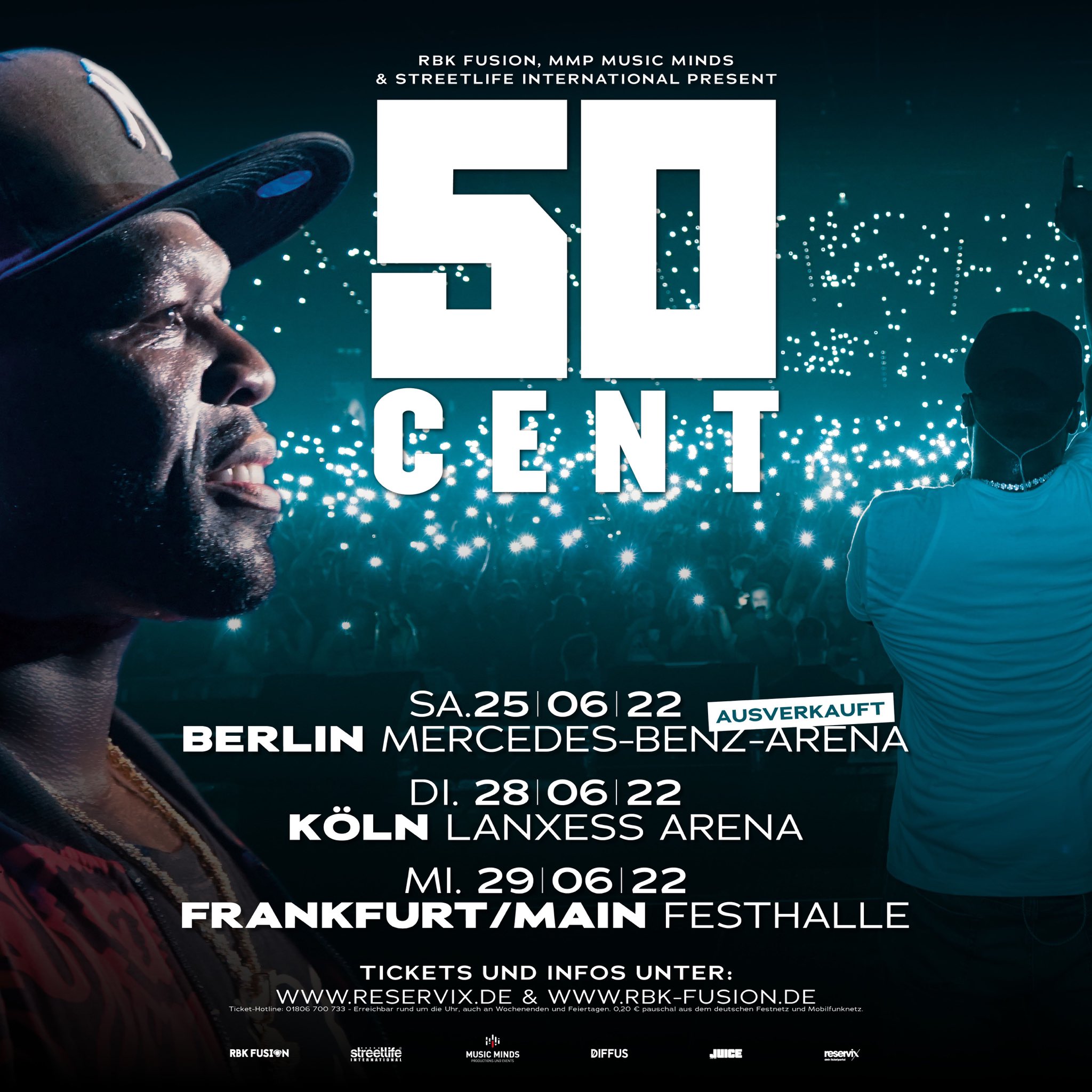 50cent on Twitter: "GERMANY! Since the first show in Berlin sold out, I