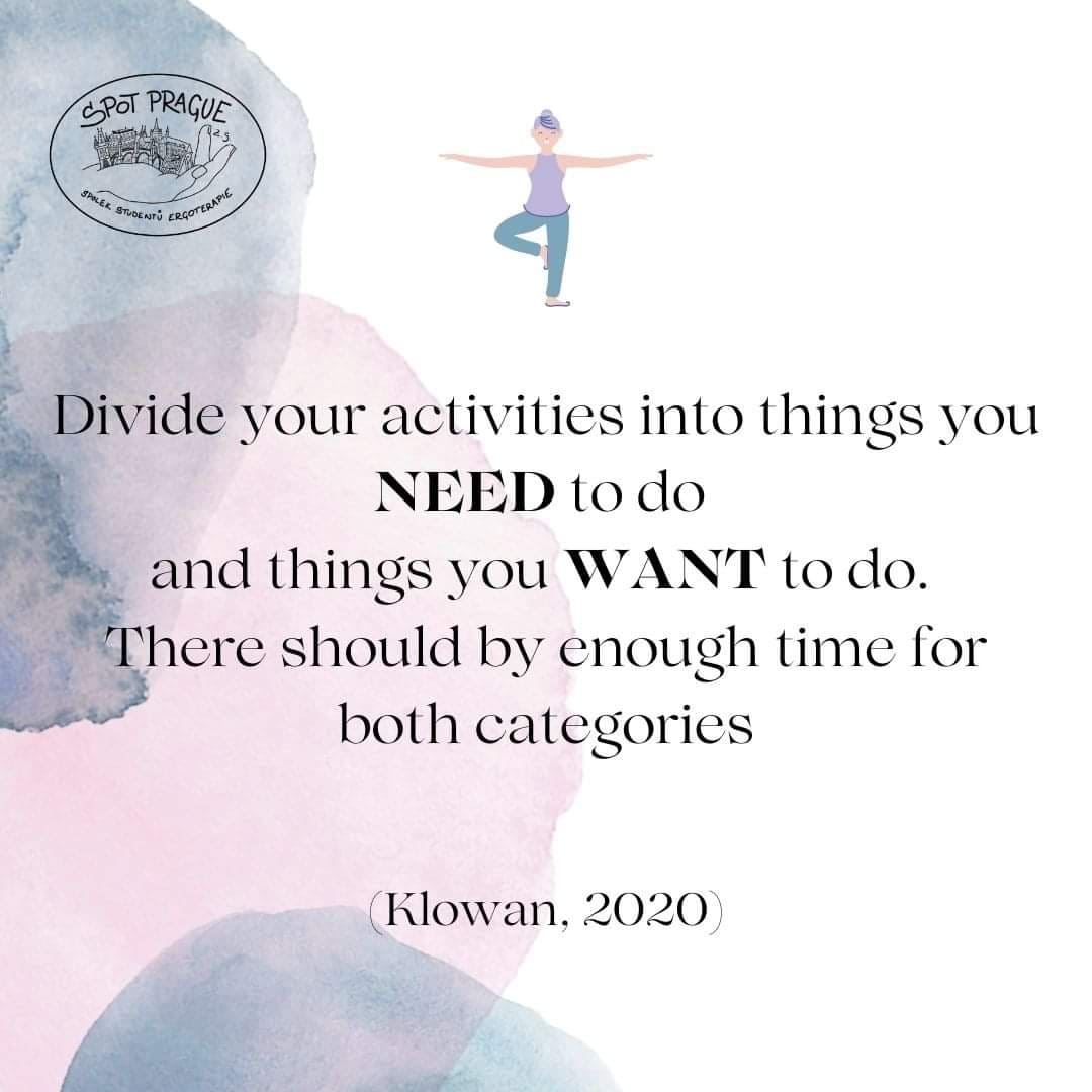 PragueSpot's tweet photo. 🇬🇧How to maintain an occupational ballance (strategies of spending time in a meaningful and balanced way) you can read in 3 points on➡️https://t.co/NsiTHFvB7T. Each of us has his own strategies and specific fullfilling activities. Come to talk about them➡️https://t.co/9VP500JKMF. https://t.co/1H1baoZ5mE